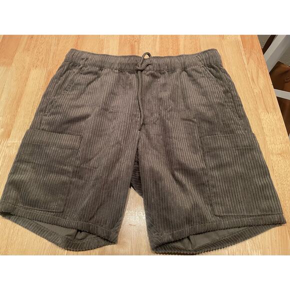 Osos Cordoroy Shorts, Wide Wale, Olive, Size, NWT, $27, B69 - Picture 5 of 8